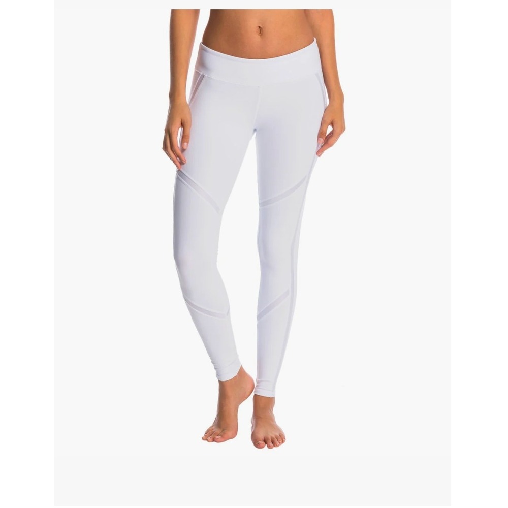 Alo Yoga Womens Talia Yoga Leggings Mid Rise Cropped Leggings Size Medium